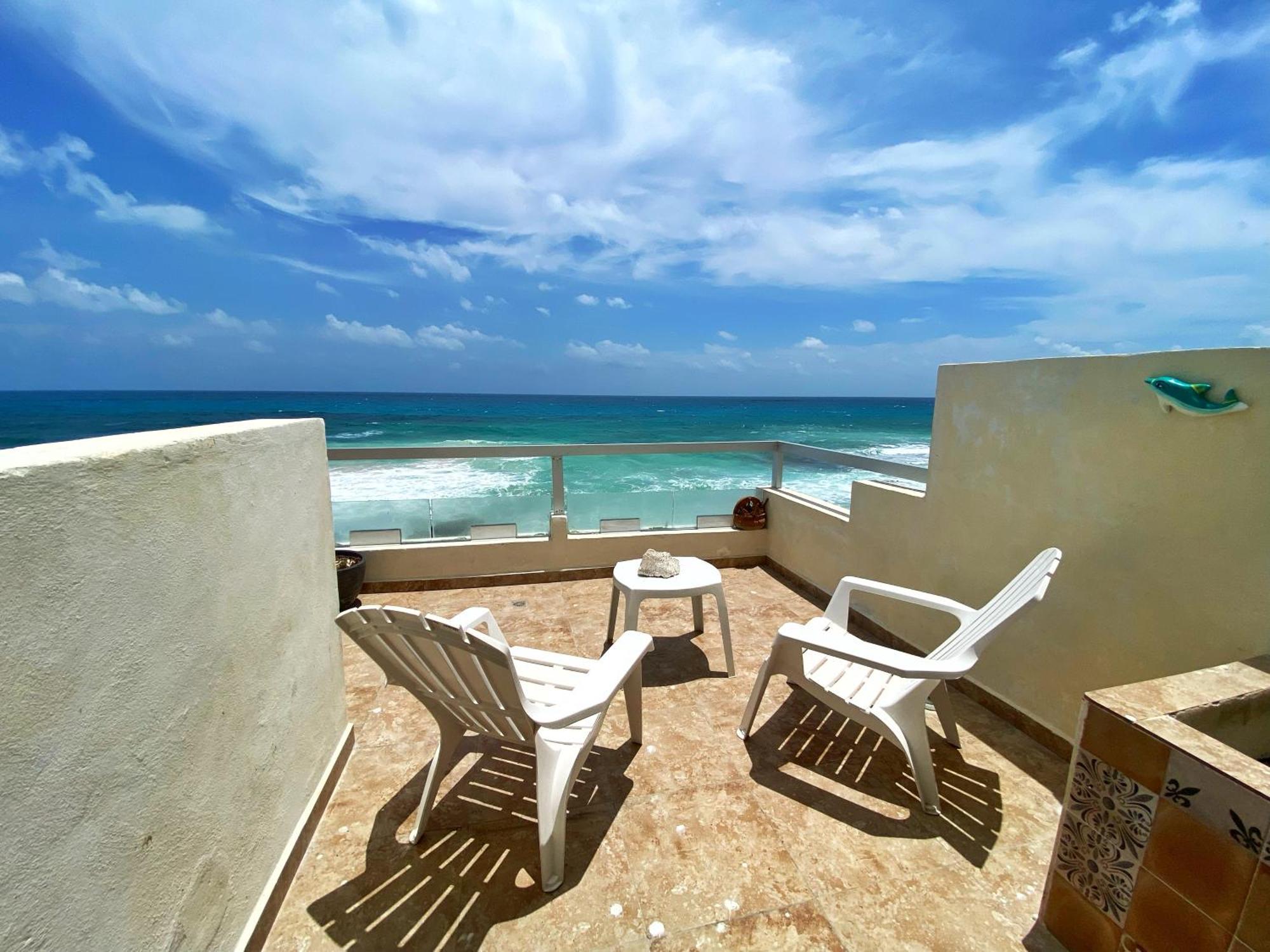 Ferienwohnung Casa Sunrise - Sea View - Vista Al Mar Isla Mujeres Exterior foto